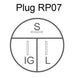 Toyota Forklift Alternator RP07 Round Plug Diagram - S IG L terminals